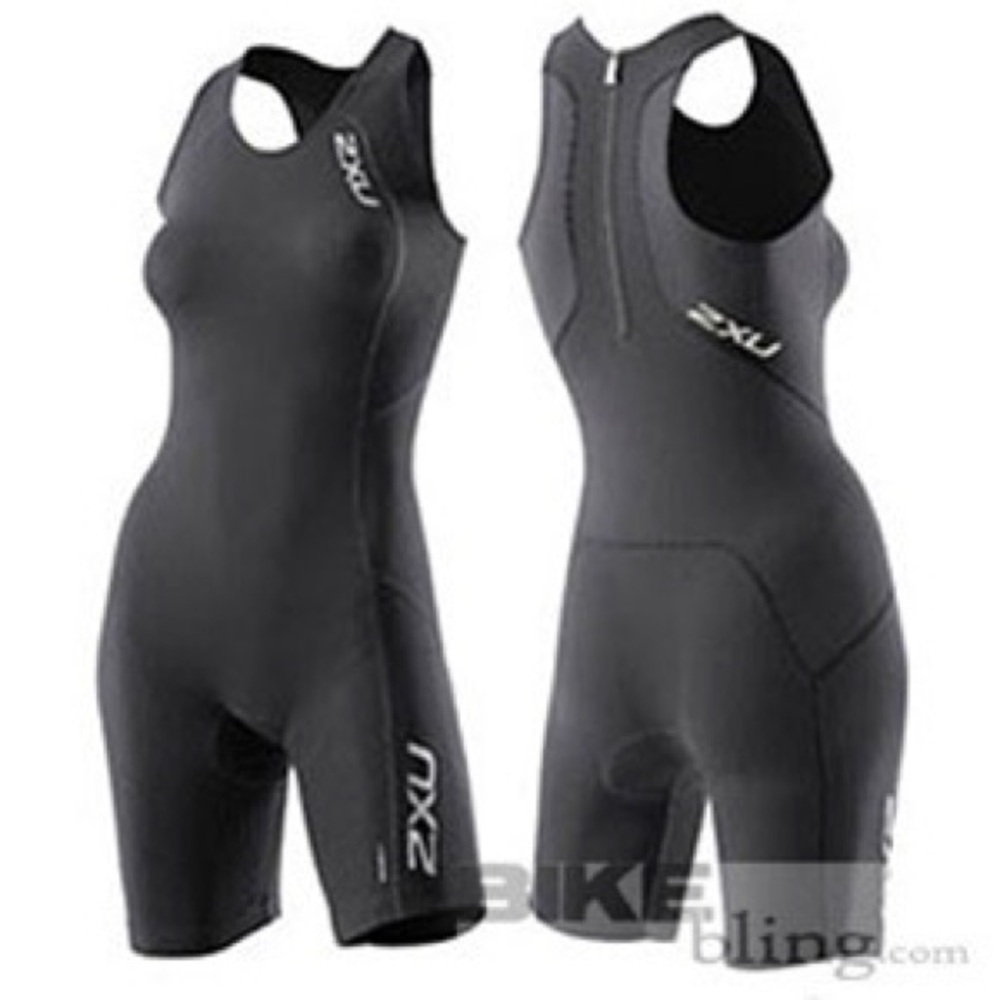 NWT Women’s 2XU XS “Royal Blue” Comp Cycling Bodybuilding Trisuit Unitard Rare